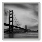 Quadro Decorativo - Golden Gate - 70cm X 70cm - 008qnmdb