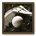 Quadro Decorativo - Golfe - 33cm X 33cm - 043qdem