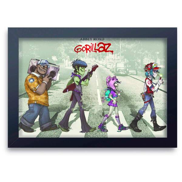 Quadro Decorativo Gorillaz 02 - 30x45cm