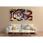 Quadro Decorativo Grande Abstrato Alma Astral - 120x60cm