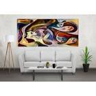Quadro Decorativo Grande Abstrato Alma Astral - 180x135cm