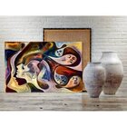 Quadro Decorativo Grande Abstrato Alma Astral - 180x135cm