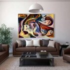 Quadro Decorativo Grande Abstrato Alma Astral - 180x135cm
