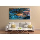 Quadro Decorativo Grande Abstrato Aquatic Art - 200x100cm