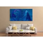 Quadro Decorativo Grande Abstrato Blue Mountain - 150x100cm