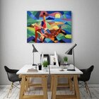 Quadro Decorativo Grande Abstrato Cerrado - 150x100cm