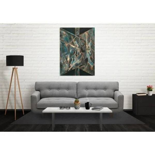 Quadro Decorativo Grande Abstrato Cindir - 200x120cm