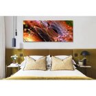 Quadro Decorativo Grande Abstrato Circle Colorful - 120x80cm