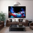 Quadro Decorativo Grande Abstrato Colored Dream - 120x80cm