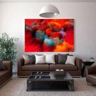 Quadro Decorativo Grande Abstrato Composição - 100x70cm