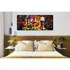 Quadro Decorativo Grande Abstrato Cubism Dinner - 200x135cm