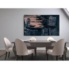 Quadro Decorativo Grande Abstrato Dark Grid - 100x70cm