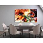 Quadro Decorativo Grande Abstrato Deep Look - 100x70cm