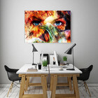 Quadro Decorativo Grande Abstrato Deep Look - 180x135cm