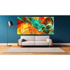 Quadro Decorativo Grande Abstrato Elementais - 200x135cm