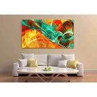 Quadro Decorativo Grande Abstrato Elementais - 200x135cm