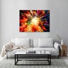 Quadro Decorativo Grande Abstrato Energy Of Surreal - 100x70cm