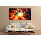 Quadro Decorativo Grande Abstrato Energy Of Surreal - 200x135
