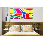 Quadro Decorativo Grande Abstrato Entrelinhas - 200x135cm