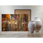 Quadro Decorativo Grande Abstrato Futurístico - 150x100cm