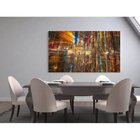 Quadro Decorativo Grande Abstrato Futurístico - 200x135cm