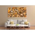 Quadro Decorativo Grande Abstrato Geométrico Zafir - 180x120cm