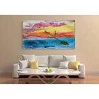 Quadro Decorativo Grande Abstrato Gitar - 200x100cm