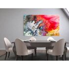 Quadro Decorativo Grande Abstrato Mess Of Colors - 100x70cm