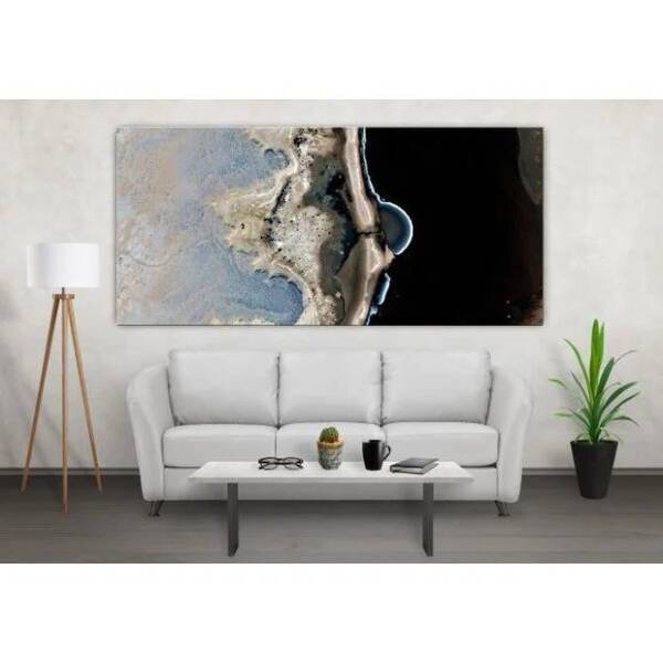 Quadro Decorativo Grande Abstrato Miragem - 180x120cm