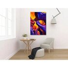 Quadro Decorativo Grande Abstrato Mystic Cave - 120x80cm