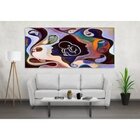 Quadro Decorativo Grande Abstrato Nascimento Astral - 200x120