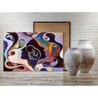 Quadro Decorativo Grande Abstrato Nascimento Astral - 200x120
