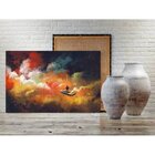 Quadro Decorativo Grande Abstrato Navegando No Céu - 150x100cm