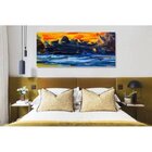 Quadro Decorativo Grande Abstrato Pallete - 120x80cm