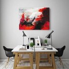 Quadro Decorativo Grande Abstrato Pássaro - 180x120cm