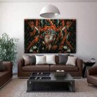 Quadro Decorativo Grande Abstrato Raise Your Hand - 100x70cm