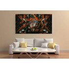 Quadro Decorativo Grande Abstrato Raise Your Hand - 200x100cm