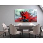 Quadro Decorativo Grande Abstrato Red Cape - 200x100cm