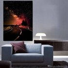 Quadro Decorativo Grande Abstrato Road - 120x60cm