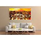 Quadro Decorativo Grande Abstrato Shanty Town - 200x120cm