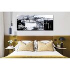 Quadro Decorativo Grande Abstrato Silver Background - 180x120