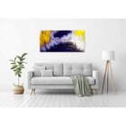 Quadro Decorativo Grande Abstrato Smoke - 120x60cm