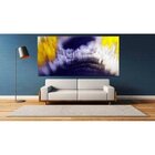 Quadro Decorativo Grande Abstrato Smoke - 150x80cm