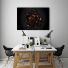 Quadro Decorativo Grande Abstrato Space Geometric - 100x70cm