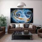 Quadro Decorativo Grande Abstrato Space Time - 120x60cm