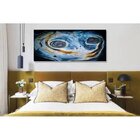 Quadro Decorativo Grande Abstrato Space Time - 180x135cm