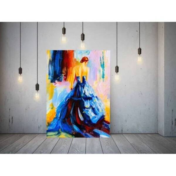 Quadro Decorativo Grande Abstrato Spanish Dancer - 180x120cm