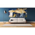 Quadro Decorativo Grande Abstrato Umbrella People - 120x80cm