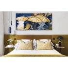 Quadro Decorativo Grande Abstrato Umbrella People - 120x80cm