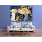 Quadro Decorativo Grande Abstrato Umbrella People - 180x120cm